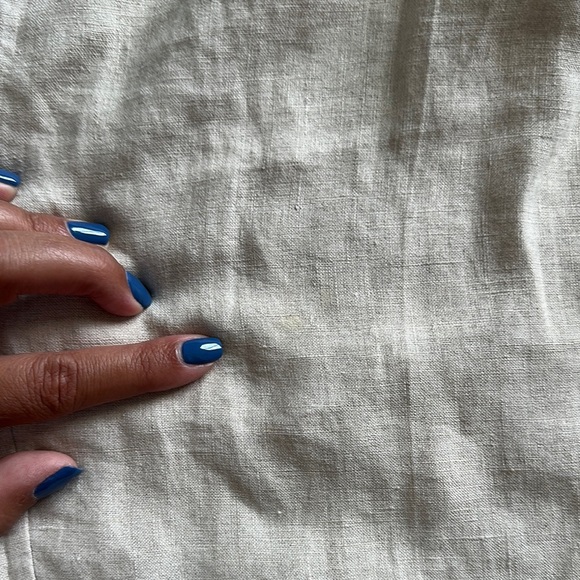 Valerie Stevens Tan Straight Leg Linen Pull On Pants Women’s PS Beach Travel - Picture 9 of 9